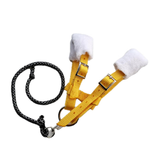 Yellow halter for Hobby horse | Hobbyhorse tack | Stick horse accessories